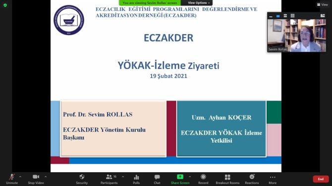 YÖKAK’tan ECZAKDER’e Yıllık İzleme Ziyareti