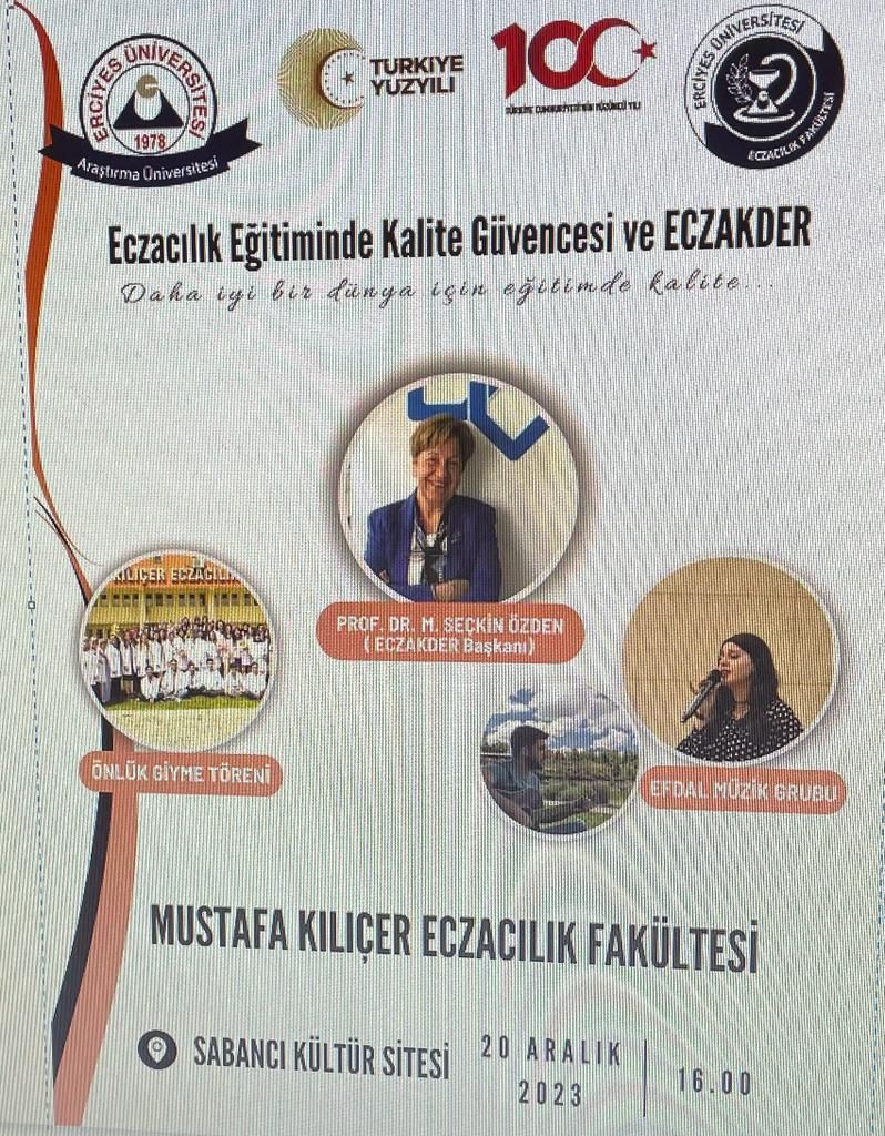 ECZAKDER Başkanımız Erciyes Üniversitesi Eczacılık Fakültesindeydi.