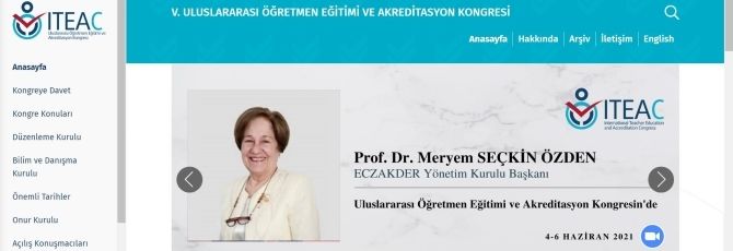 ECZAKDER Başkanı V. ULUSLARARASI ÖĞRETMEN EĞİTİMİ VE AKREDİTASYON KONGRESİ’nde