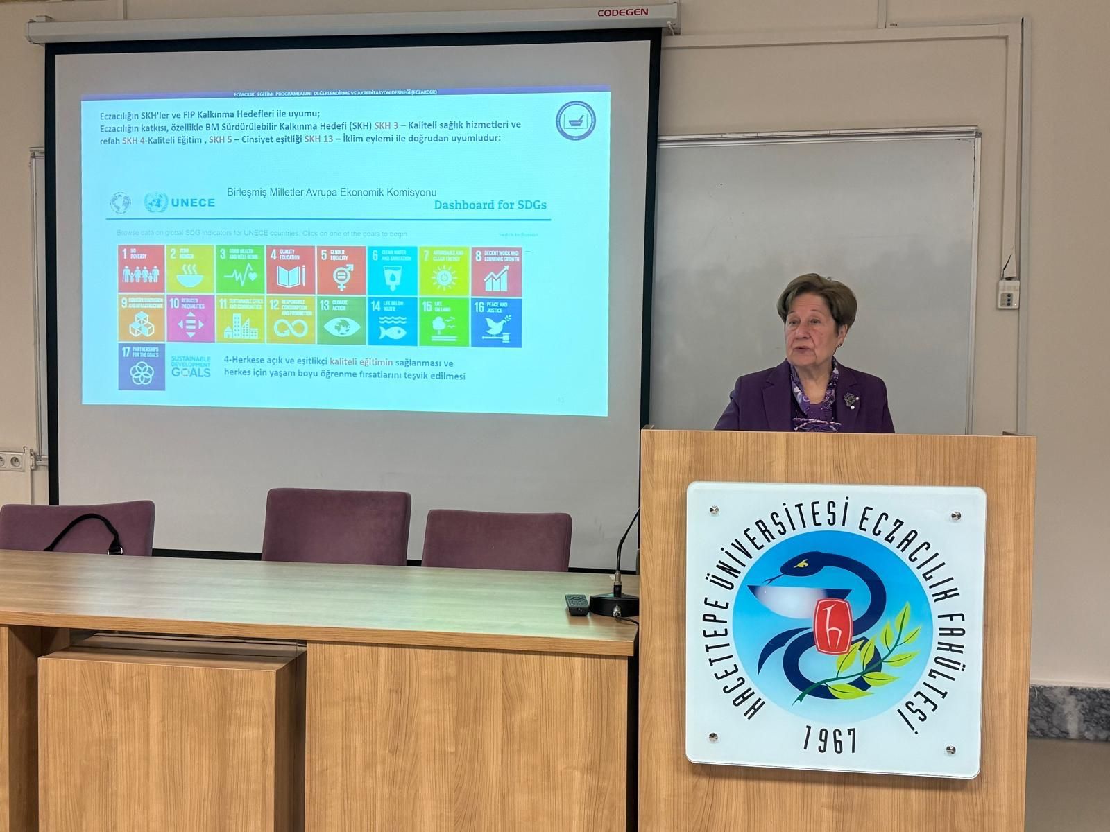 ECZAKDER Başkanı Hacettepe Üniversitesinde Yönelme Dersine Konuk Oldu ECZAKDER Başkanı Hacettepe Üniversitesinde Yönelme Dersine Konuk Oldu